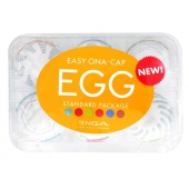 Набор из 6 мастурбаторов Tenga EGG Easy Beat с различным рельефом - Tenga - в Раменском купить с доставкой
