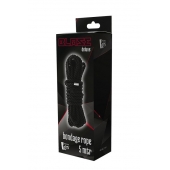 Черная веревка для шибари DELUXE BONDAGE ROPE - 5 м. - Dream Toys - купить с доставкой в Раменском