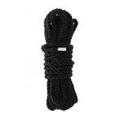 Черная веревка для шибари DELUXE BONDAGE ROPE - 5 м. - Dream Toys - купить с доставкой в Раменском