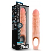 Телесный реалистичный фаллоудлинитель 9 Inch Silicone Cock Sheath Penis Extender - 22,86 см. - Blush Novelties - в Раменском купить с доставкой