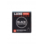 Черные презервативы LUXE Royal Black Collection - 3 шт. - Luxe - купить с доставкой в Раменском
