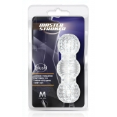 Прозрачный фигурный мастурбатор Master Stroker - Blush Novelties - в Раменском купить с доставкой