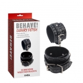 Черные наручники Surrender Wrist Restraints - Chisa - купить с доставкой в Раменском