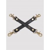 Черный фиксатор для манжет Bound to You Faux Leather Hogtie - Fifty Shades of Grey - купить с доставкой в Раменском