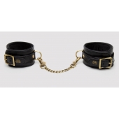 Черные оковы на ноги Bound to You Faux Leather Ankle Cuffs - Fifty Shades of Grey - купить с доставкой в Раменском