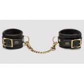 Черные наручники Bound to You Faux Leather Wrist Cuffs - Fifty Shades of Grey - купить с доставкой в Раменском