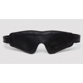 Черная плотная маска на глаза Bound to You Faux Leather Blindfold - Fifty Shades of Grey - купить с доставкой в Раменском