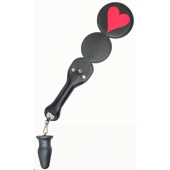 Шлёпалка  Черви  с анальным плагом - LOVETOY (А-Полимер) - купить с доставкой в Раменском