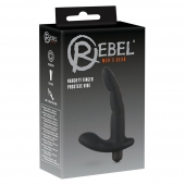 Черный вибромассажер простаты Naughty Finger Prostate Vibe - 13,8 см. - Orion - в Раменском купить с доставкой