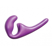 Фиолетовый безремневой страпон Seduction - 20,5 см. - Lola Games - купить с доставкой в Раменском