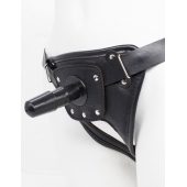 Черный пояс для насадок CLASS STRAP Restyling - LOVETOY (А-Полимер) - купить с доставкой в Раменском
