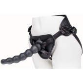 Пояс харнесс BEST UNI strap с 2 насадками - 18 и 22 см. - LOVETOY (А-Полимер) - купить с доставкой в Раменском