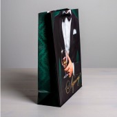 Бумажный пакет «Лучшему!» - 23 х 27 см. - Сима-Ленд - купить с доставкой в Раменском