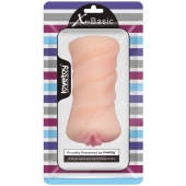 Телесный мастурбатор-вагина X-Basic Pocket Pussy без вибрации - Lovetoy - в Раменском купить с доставкой