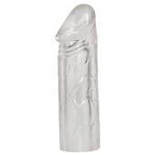 Удлиняющая насадка на пенис Mega Dick Sleeve Transparent - Orion - в Раменском купить с доставкой