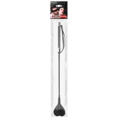 Черный стек с наконечником-сердечком - 54 см. - Notabu - купить с доставкой в Раменском