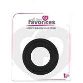 Набор из 3 эрекционных колец SILICONE COCKRINGS - Dream Toys - в Раменском купить с доставкой