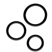 Набор из 3 эрекционных колец SILICONE COCKRINGS - Dream Toys - в Раменском купить с доставкой