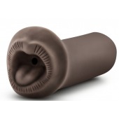 Коричневый мастурбатор-ротик Naughty Nicole - Blush Novelties - в Раменском купить с доставкой