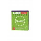 Гладкие презервативы LUXE Royal Classic - 3 шт. - Luxe - купить с доставкой в Раменском