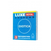 Текстурированные презервативы LUXE Royal Exotica - 3 шт. - Luxe - купить с доставкой в Раменском