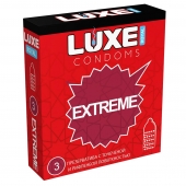 Текстурированные презервативы LUXE Royal Extreme - 3 шт. - Luxe - купить с доставкой в Раменском