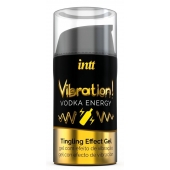 Жидкий интимный гель с эффектом вибрации Vibration! Vodka Energy - 15 мл. - INTT - купить с доставкой в Раменском