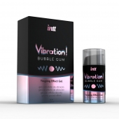 Жидкий интимный гель с эффектом вибрации Vibration! Bubble Gum - 15 мл. - INTT - купить с доставкой в Раменском