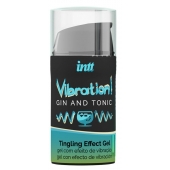 Жидкий интимный гель с эффектом вибрации Vibration! Gin   Tonic - 15 мл. - INTT - купить с доставкой в Раменском