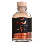 Массажный гель с согревающим эффектом Aperol - 30 мл. - INTT - купить с доставкой в Раменском