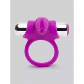 Лиловое виброкольцо с пультом ДУ Remote Control Cock Ring - Happy Rabbit - в Раменском купить с доставкой