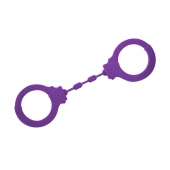 Фиолетовые силиконовые поножи Limitation - Lola Games - купить с доставкой в Раменском