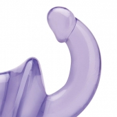 Фиолетовый безремневой страпон Strapless Strap-On - Lux Fetish - купить с доставкой в Раменском