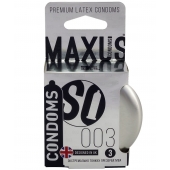 Экстремально тонкие презервативы в железном кейсе MAXUS Extreme Thin - 3 шт. - Maxus - купить с доставкой в Раменском