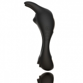 Черное эрекционное кольцо с двумя моторами Zeus Dual Vibe Cock Ring - FeelzToys - в Раменском купить с доставкой