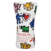 Мастурбатор-туба Keith Haring Soft Tube CUP - Tenga - в Раменском купить с доставкой