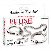Металлические наручники Metal Leg Cuffs - Pipedream - купить с доставкой в Раменском