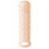Телесный фаллоудлинитель Homme Long - 15,5 см. - Lola Games - в Раменском купить с доставкой