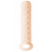 Телесный фаллоудлинитель Homme Long - 13,5 см. - Lola Games - в Раменском купить с доставкой