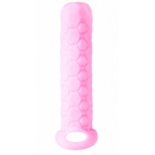 Розовый фаллоудлинитель Homme Long - 13,5 см. - Lola Games - в Раменском купить с доставкой