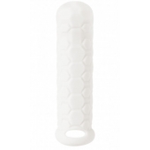 Белый фаллоудлинитель Homme Long - 15,5 см. - Lola Games - в Раменском купить с доставкой