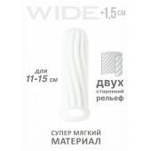 Белый фаллоудлинитель Homme Wide - 13 см. - Lola Games - в Раменском купить с доставкой