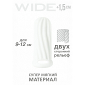 Белый фаллоудлинитель Homme Wide - 11 см. - Lola Games - в Раменском купить с доставкой