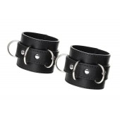 Черные наручники Anonymo на сцепке - ToyFa - купить с доставкой в Раменском