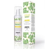 Разогревающее массажное масло Gourmet Spearmint Organic с органическими ингредиентами - 50 мл. - Exsens - купить с доставкой в Раменском