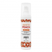 Разогревающее массажное масло Gourmet White Peach Organic с органическими ингредиентами - 50 мл. - Exsens - купить с доставкой в Раменском