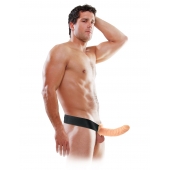 Полый страпон 8  Hollow Strap-On телесного цвета - 19 см. - Pipedream - купить с доставкой в Раменском