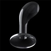 Прозрачный стимулятор простаты Flawless Clear Prostate Plug - 15 см. - Lovetoy - в Раменском купить с доставкой