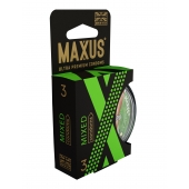 Презервативы в пластиковом кейсе MAXUS AIR Mixed - 3 шт. - Maxus - купить с доставкой в Раменском