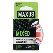Презервативы в пластиковом кейсе MAXUS AIR Mixed - 3 шт. - Maxus - купить с доставкой в Раменском